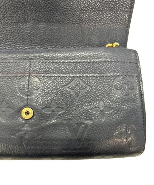 LOUIS VUITTON（ルイ ヴィトン）LOUIS VUITTON (ルイ ヴィトン) 長財布 ネイビーの古着・服飾アイテム
