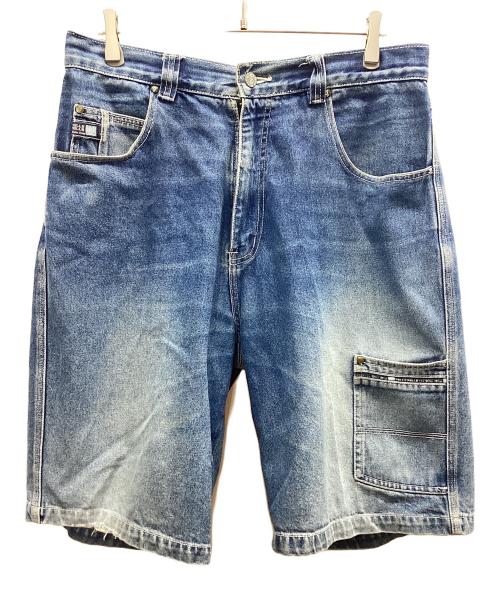 pellepelle（ペレペレ）pellepelle (ペレペレ) デニムハーフパンツ ブルー サイズ:36の古着・服飾アイテム