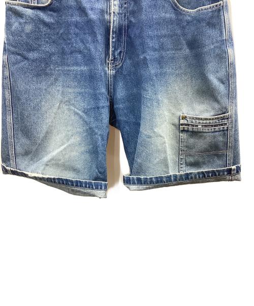 pellepelle（ペレペレ）pellepelle (ペレペレ) デニムハーフパンツ ブルー サイズ:36の古着・服飾アイテム