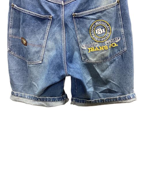 pellepelle（ペレペレ）pellepelle (ペレペレ) デニムハーフパンツ ブルー サイズ:36の古着・服飾アイテム