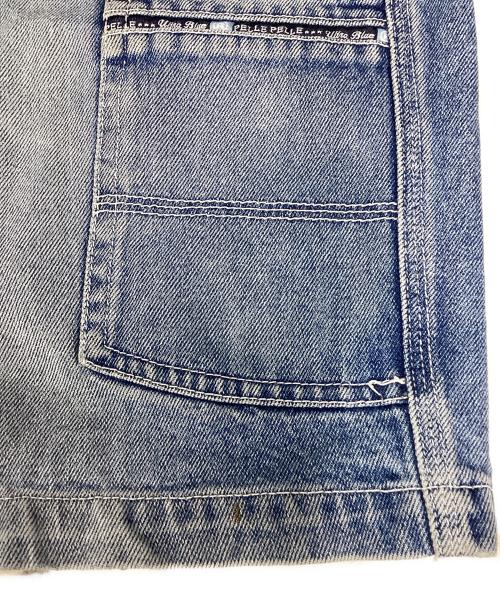 pellepelle（ペレペレ）pellepelle (ペレペレ) デニムハーフパンツ ブルー サイズ:36の古着・服飾アイテム