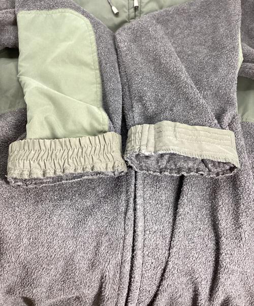 stussy（ステューシー）stussy (ステューシー) フリースジャケット グリーン×グレー サイズ:Lの古着・服飾アイテム