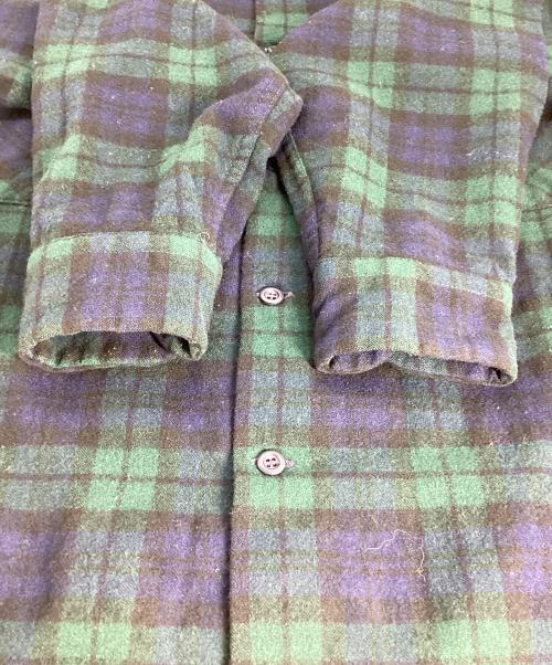 PENDLETON（ペンドルトン）PENDLETON (ペンドルトン) 長袖シャツ ネイビー×グリーン サイズ:Lの古着・服飾アイテム