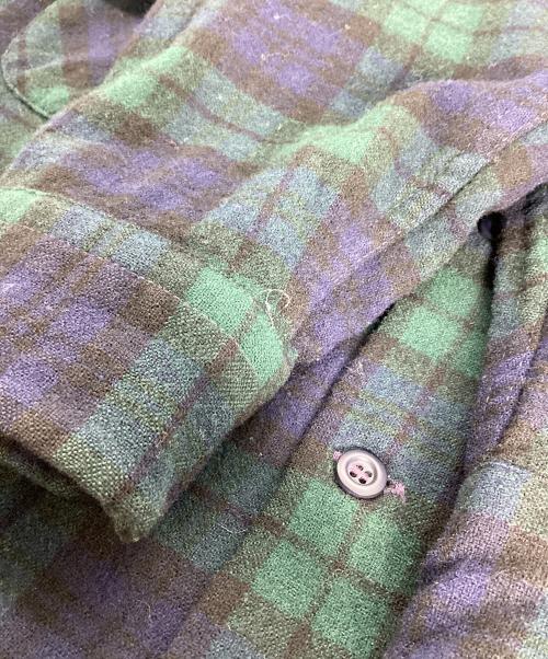 PENDLETON（ペンドルトン）PENDLETON (ペンドルトン) 長袖シャツ ネイビー×グリーン サイズ:Lの古着・服飾アイテム