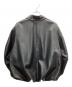 CLANE (クラネ) FAKE LEATHER BALLOON JACKET ブラック サイズ:1：30000円