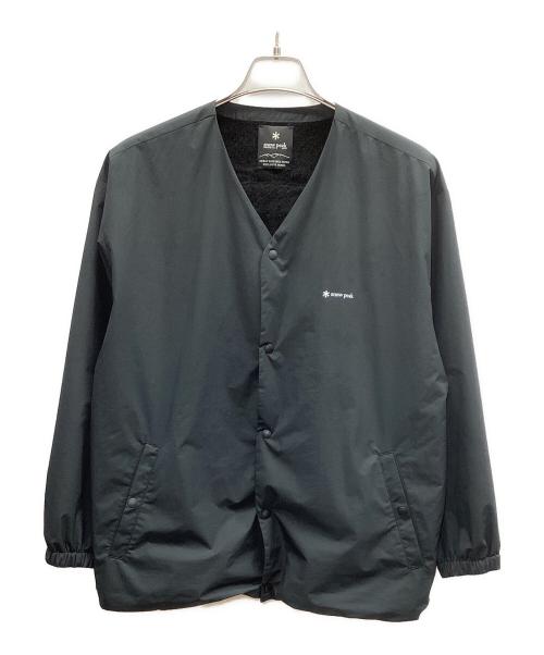 Snow peak（スノーピーク）Snow peak (スノーピーク) URBAN RESEARCH (アーバンリサーチ) ノーカラージャケット ブラック サイズ:Mの古着・服飾アイテム