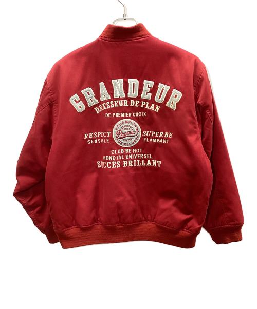 BE-HOT（ビーホット）BE-HOT (ビーホット) スタジャン レッド サイズ:Mの古着・服飾アイテム