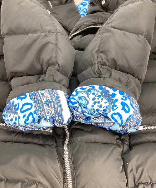 LIBEIRO（リベイロ）LIBEIRO (リベイロ) ダウンジャケット ブラック×ブルー サイズ:Sの古着・服飾アイテム