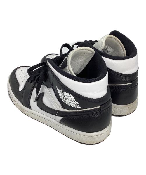 NIKE（ナイキ）NIKE (ナイキ) エア ジョーダン 1 MID ホワイト×ブラック サイズ:24cmの古着・服飾アイテム