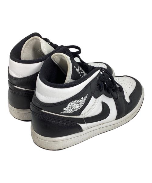 NIKE（ナイキ）NIKE (ナイキ) エア ジョーダン 1 MID ホワイト×ブラック サイズ:24cmの古着・服飾アイテム