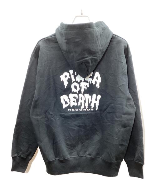 PIZZA OF DEATH（ピザ オブ デス）PIZZA OF DEATH (ピザ オブ デス) Champion (チャンピオン) ジップパーカー ブラック サイズ:XLの古着・服飾アイテム