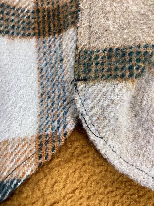 Fox Knapp（フォックスナップ）Fox knapp (フォックスナップ) CPOジャケット カーキ×グリーン サイズ:Sの古着・服飾アイテム
