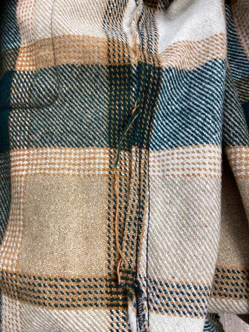 Fox Knapp（フォックスナップ）Fox knapp (フォックスナップ) CPOジャケット カーキ×グリーン サイズ:Sの古着・服飾アイテム