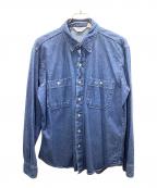 FIVE BROTHERファイブブラザー）の古着「デニムシャツ」｜パープル
