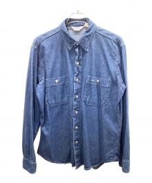 FIVE BROTHER（ファイブブラザー）の古着「デニムシャツ」｜パープル