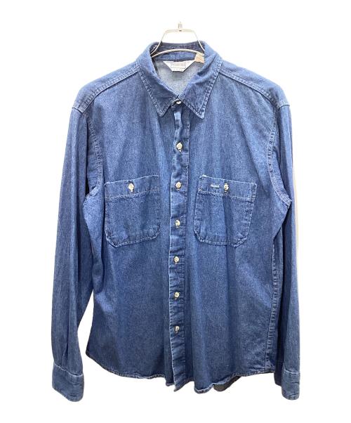 FIVE BROTHER（ファイブブラザー）FIVE BROTHER (ファイブブラザー) デニムシャツ パープル サイズ:Lの古着・服飾アイテム