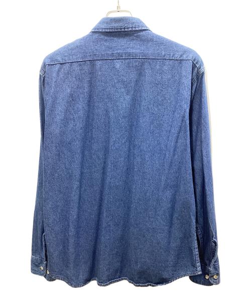 FIVE BROTHER（ファイブブラザー）FIVE BROTHER (ファイブブラザー) デニムシャツ パープル サイズ:Lの古着・服飾アイテム