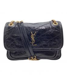 Saint Laurent Paris（サンローランパリ）の古着「ニキ ミニ　チェーンショルダーバッグ」｜ブラック