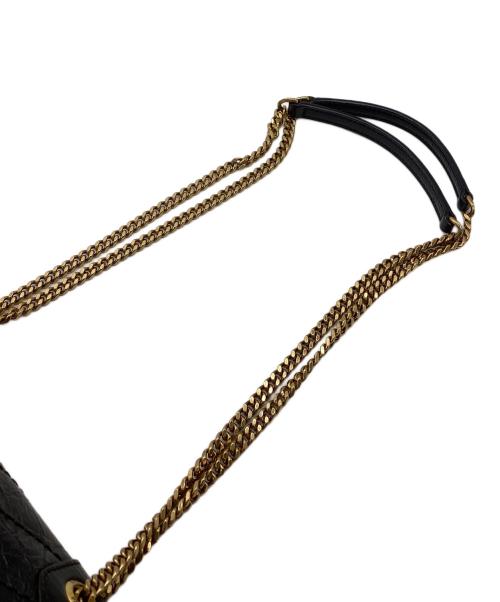 Saint Laurent Paris（サンローランパリ）Saint Laurent Paris (サンローランパリ) ニキ ミニ　チェーンショルダーバッグ ブラックの古着・服飾アイテム