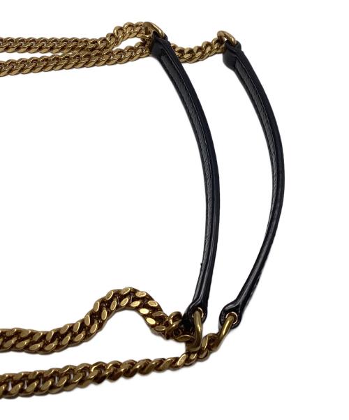 Saint Laurent Paris（サンローランパリ）Saint Laurent Paris (サンローランパリ) ニキ ミニ　チェーンショルダーバッグ ブラックの古着・服飾アイテム