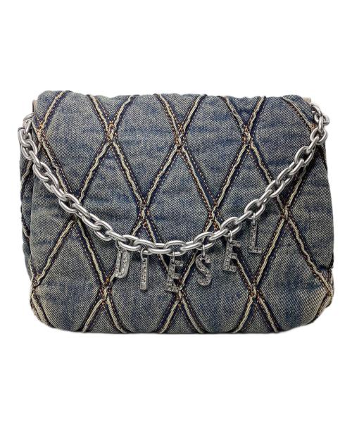 DIESEL（ディーゼル）DIESEL (ディーゼル) Charm-D 2WAYデニムバッグ ブルーの古着・服飾アイテム