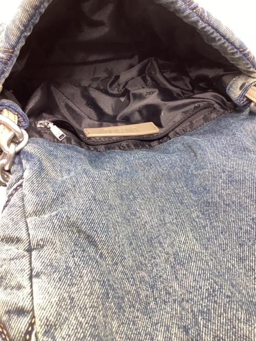 DIESEL（ディーゼル）DIESEL (ディーゼル) Charm-D 2WAYデニムバッグ ブルーの古着・服飾アイテム