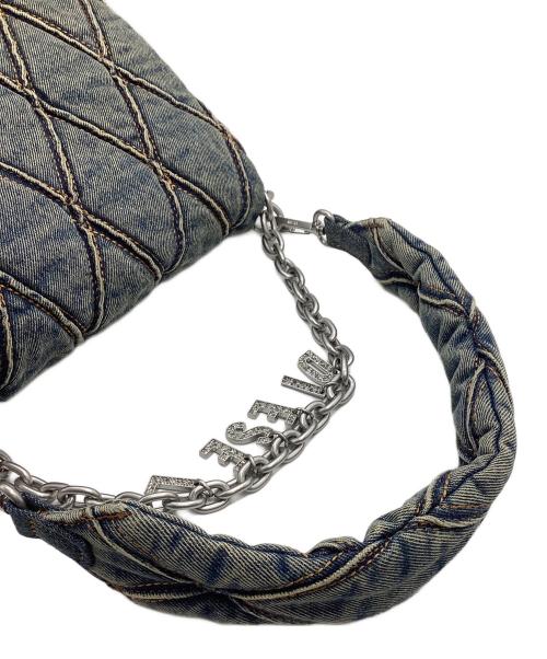 DIESEL（ディーゼル）DIESEL (ディーゼル) Charm-D 2WAYデニムバッグ ブルーの古着・服飾アイテム