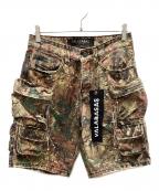 VALABASASバラバサス）の古着「デニムショートパンツ」｜ブラウン