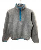 L.L.Beanエルエルビーン）の古着「ハーフスナップTフリースジャケット」｜グレー