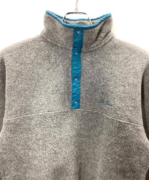 L.L.Bean（エルエルビーン）L.L.Bean (エルエルビーン) ハーフスナップTフリースジャケット グレー サイズ:不明の古着・服飾アイテム