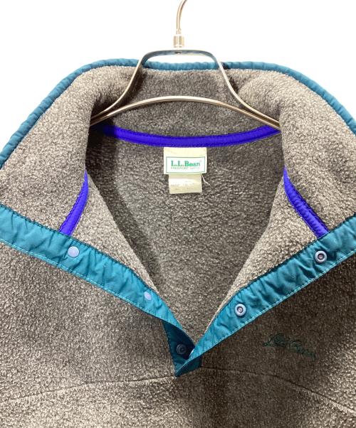 L.L.Bean（エルエルビーン）L.L.Bean (エルエルビーン) ハーフスナップTフリースジャケット グレー サイズ:不明の古着・服飾アイテム