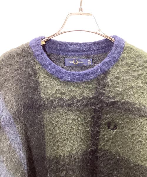 FRED PERRY（フレッドペリー）FRED PERRY (フレッドペリー) 厚手ニット マルチカラー サイズ:38の古着・服飾アイテム
