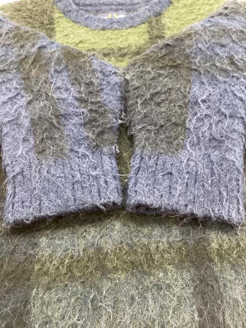 FRED PERRY（フレッドペリー）FRED PERRY (フレッドペリー) 厚手ニット マルチカラー サイズ:38の古着・服飾アイテム