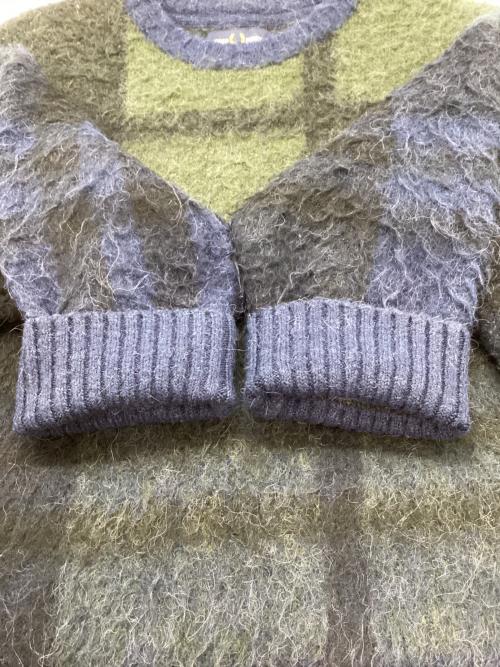 FRED PERRY（フレッドペリー）FRED PERRY (フレッドペリー) 厚手ニット マルチカラー サイズ:38の古着・服飾アイテム