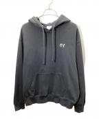 OYオーワイ）の古着「PAINTING ODOLLY HOODIE　パーカー」｜ブラック