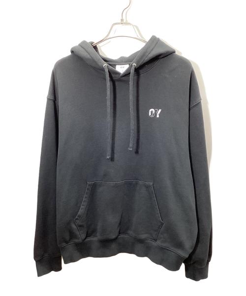 OY（オーワイ）OY (オーワイ) PAINTING ODOLLY HOODIE　パーカー ブラック サイズ:2の古着・服飾アイテム