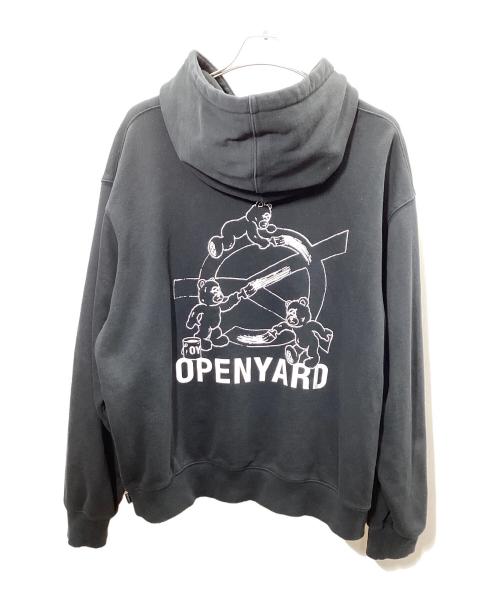 OY（オーワイ）OY (オーワイ) PAINTING ODOLLY HOODIE　パーカー ブラック サイズ:2の古着・服飾アイテム