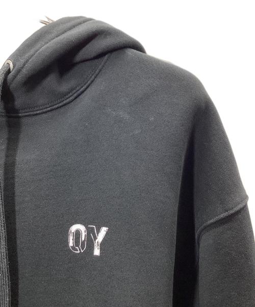OY（オーワイ）OY (オーワイ) PAINTING ODOLLY HOODIE　パーカー ブラック サイズ:2の古着・服飾アイテム