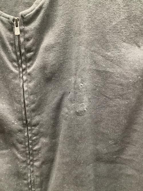 MARKA（マーカ）MARKA (マーカ) ZIP UP VEST - SILK LINEN TWILL ブラック サイズ:Mの古着・服飾アイテム