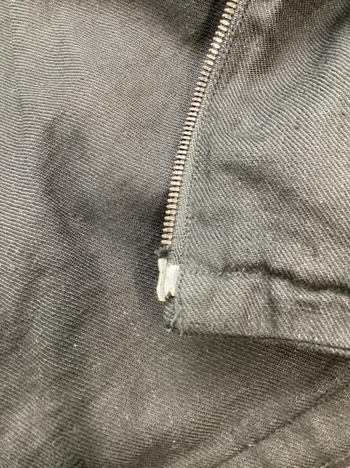 MARKA（マーカ）MARKA (マーカ) ZIP UP VEST - SILK LINEN TWILL ブラック サイズ:Mの古着・服飾アイテム