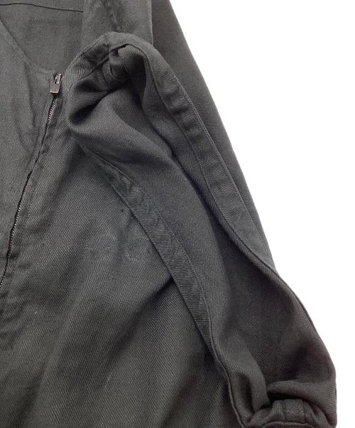 MARKA（マーカ）MARKA (マーカ) ZIP UP VEST - SILK LINEN TWILL ブラック サイズ:Mの古着・服飾アイテム