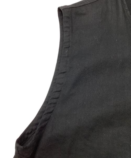 MARKA（マーカ）MARKA (マーカ) ZIP UP VEST - SILK LINEN TWILL ブラック サイズ:Mの古着・服飾アイテム