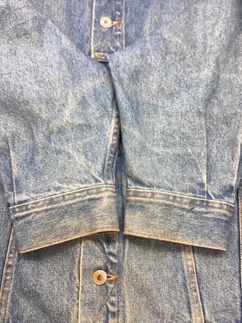 NFL（ナショナル・フットボール・リーグ）NFL (ナショナル・フットボール・リーグ) デニムジャケット インディゴ×ベージュ サイズ:XLの古着・服飾アイテム