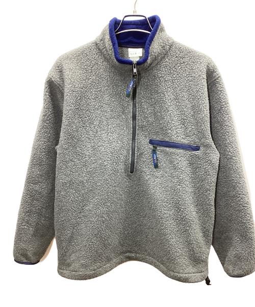 L.L.Bean（エルエルビーン）L.L.Bean (エルエルビーン) フリースハーフジップジャケット グレー サイズ:不明の古着・服飾アイテム