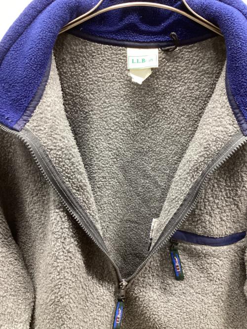L.L.Bean（エルエルビーン）L.L.Bean (エルエルビーン) フリースハーフジップジャケット グレー サイズ:不明の古着・服飾アイテム
