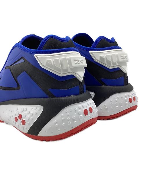 REEBOK（リーボック）REEBOK (リーボック) モデル F “グリッチ” / Model F “GLITCH” （ブラック） ブルー×ホワイト サイズ:27の古着・服飾アイテム