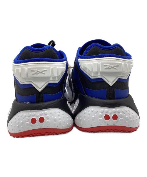 REEBOK（リーボック）REEBOK (リーボック) モデル F “グリッチ” / Model F “GLITCH” （ブラック） ブルー×ホワイト サイズ:27の古着・服飾アイテム
