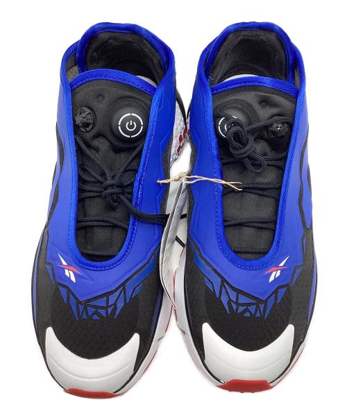 REEBOK（リーボック）REEBOK (リーボック) モデル F “グリッチ” / Model F “GLITCH” （ブラック） ブルー×ホワイト サイズ:27の古着・服飾アイテム