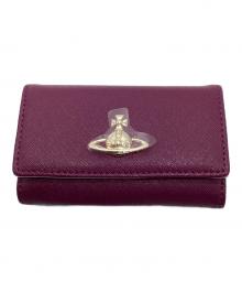 Vivienne Westwood（ヴィヴィアンウエストウッド）の古着「サフィアーノ 4連キーケース」｜パープル