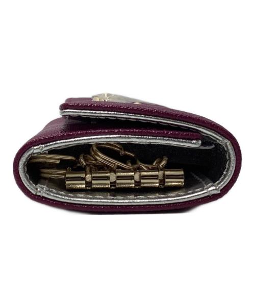 Vivienne Westwood（ヴィヴィアンウエストウッド）Vivienne Westwood (ヴィヴィアンウエストウッド) サフィアーノ 4連キーケース パープル 未使用品の古着・服飾アイテム